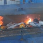 В Петербурге сожгли 128 кг сыра, рыбы и мяса