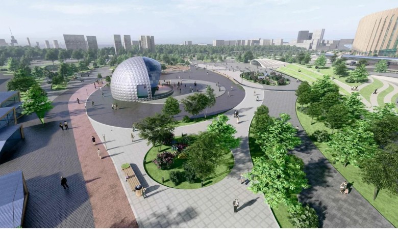 Опубликован проект будущего парка у СКК