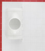 Воронка желоба Vinylon пластиковая d125-90 мм белая RAL 9003 с уплотнителем